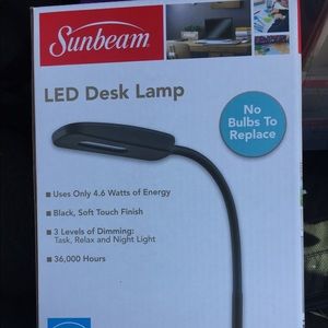 Black LED Desk Lamp